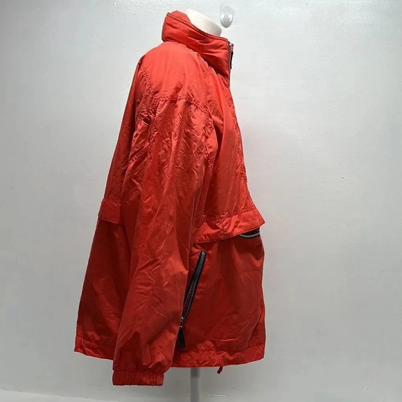 Obermeyer New Arc Winter Jacket Coat Snowboarding Skiing Red Vintage Women Large - Picture 4 of 10